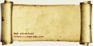 Una Vidojković vizit kartica